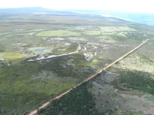 Arial view of the Ratel River Floodplain